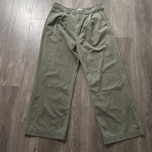 PISTOLA Ellery High Rise Wide Leg Trouser in Garden Green 31 - Picture 6 of 12